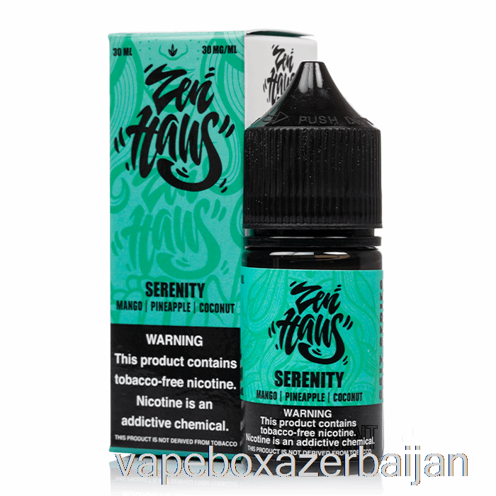 Vape Smoke Serenity - Zen Haus SALTS - 30mL 30mg